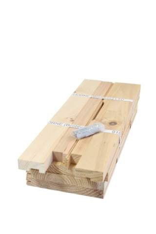 National Cedar Solid Floor (Flat Pack) – With Entrance Block & Nails
