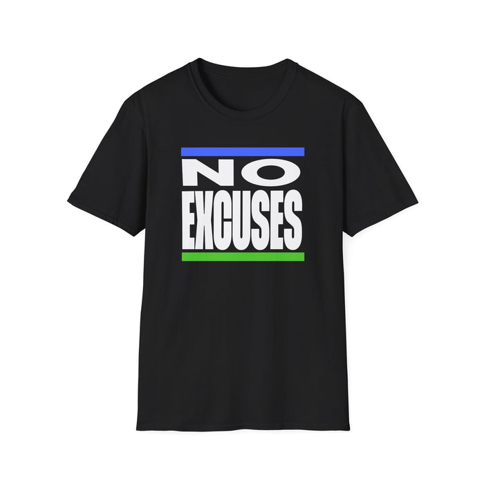 No Excuses Triathlon Tee With Pink & Lime Accent