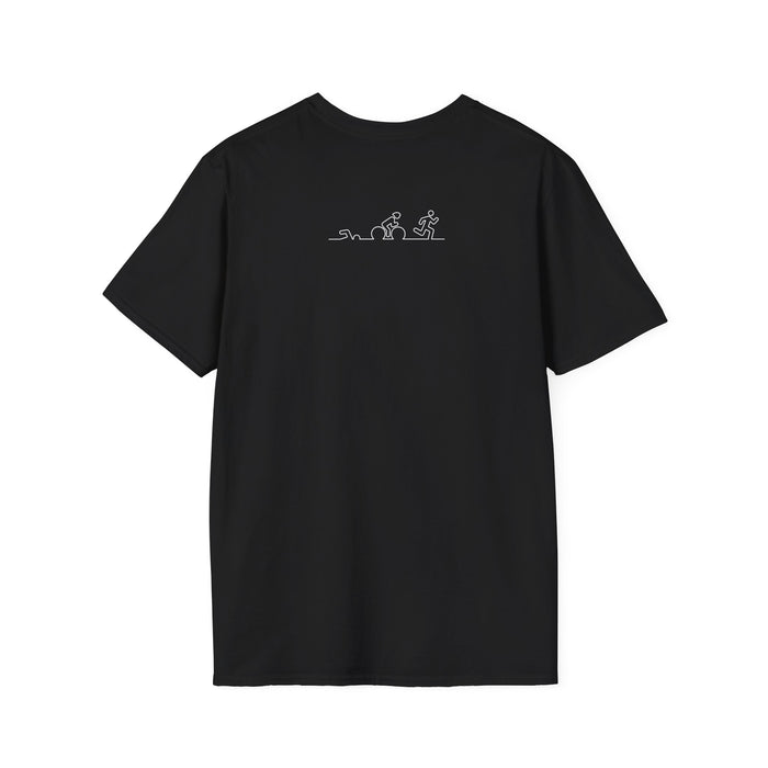 No Excuses Triathlon Tee With Pink & Lime Accent