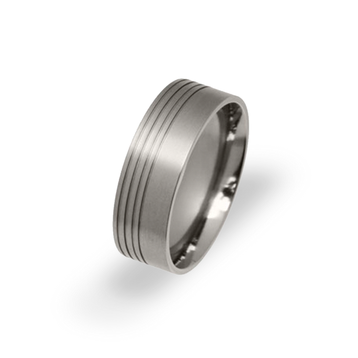 Offset Four Groove Ring
