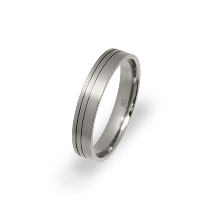 Offset Two Grooved Ring
