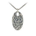 Oval Ripple Pendant