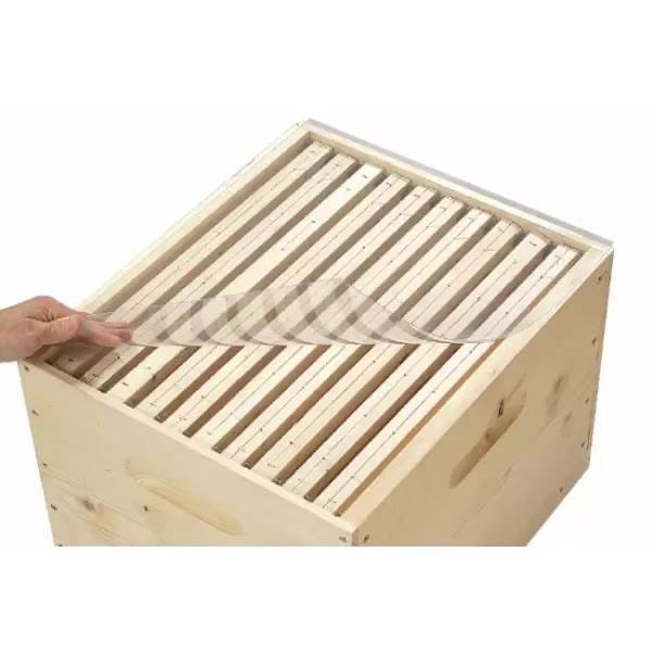 Perforated Clear Plastic Crown Board for Langstroth Hive – Ventilated Inner Cover