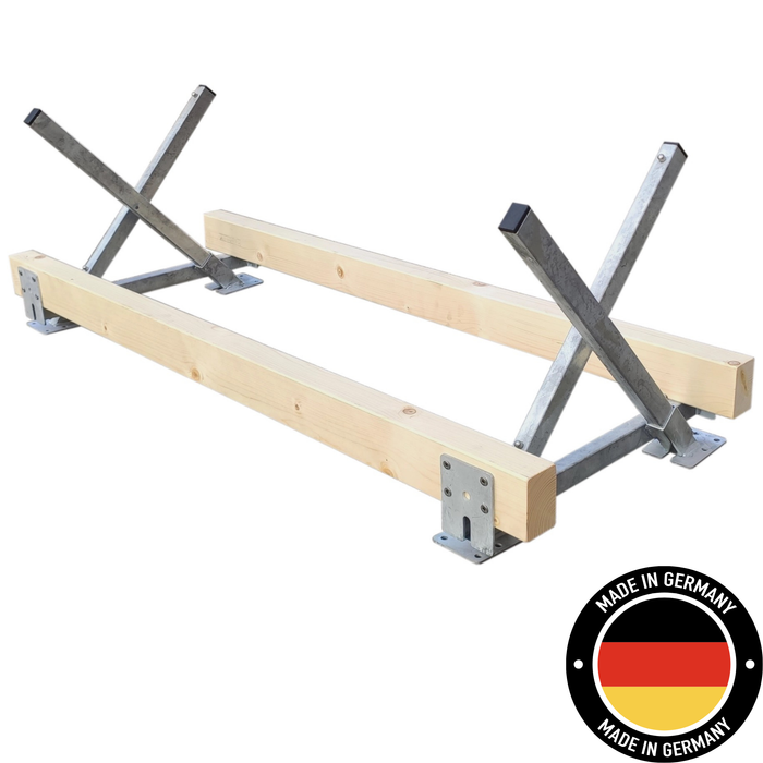 Premium German-Made Galvanised Adjustable Hive Stand Legs | Heavy Duty Beehive Stand