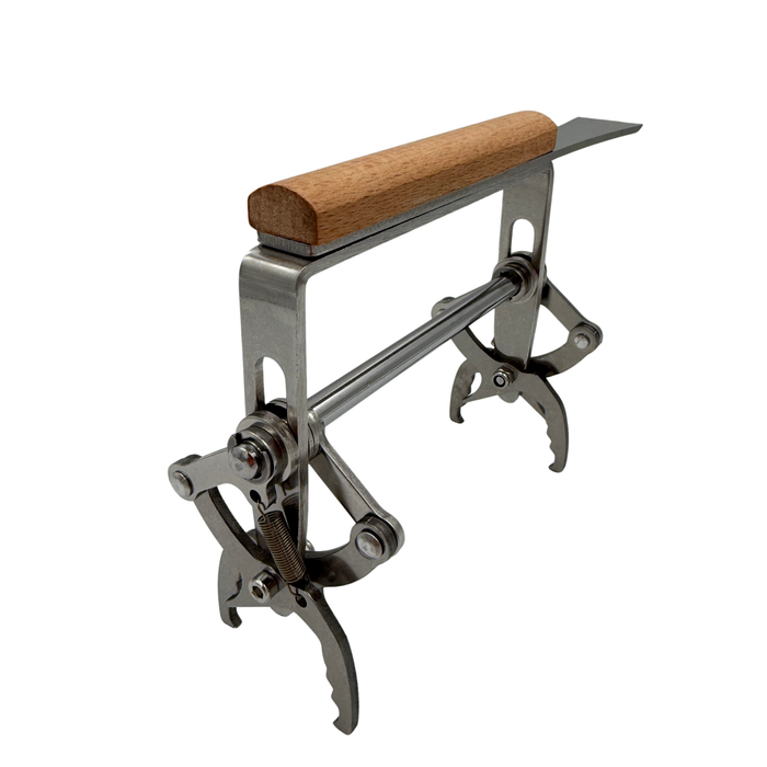 Premium Stainless Steel Frame Lifter with Integrated Hive Tool – Beekeeping Frame Grip