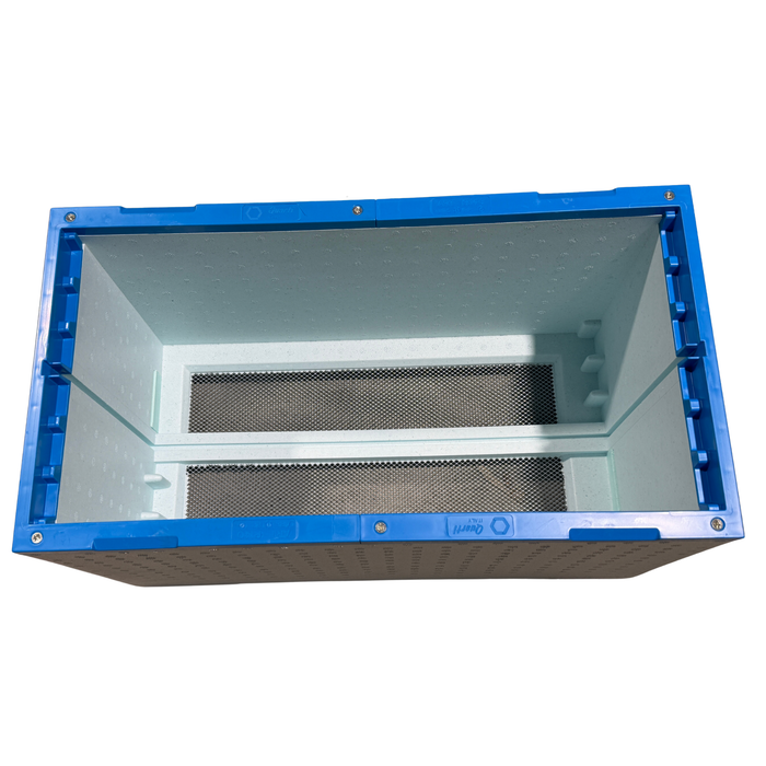 Quarti 2-in-1 Langstroth 6 Frame Poly Nuc with Metal Lid