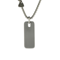 Rectangular Pendant & Chain