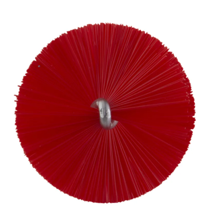 Red Food Bottle Brush  Hose Cleaner Brush for 1½'' hose  200mm x 40mm
