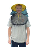 Round Beekeeping Veil Hat – Cotton & Tulle Protective Bee Veil (Made in Italy)