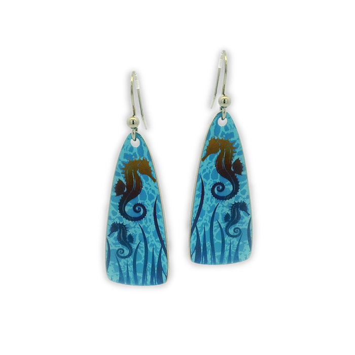 Seahorse Drop Earrings