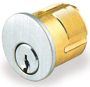 GMS 1-1/8" Mortise Kwikset Keyway Cylinder (M118-KW-26D-ST-A2) Chrome