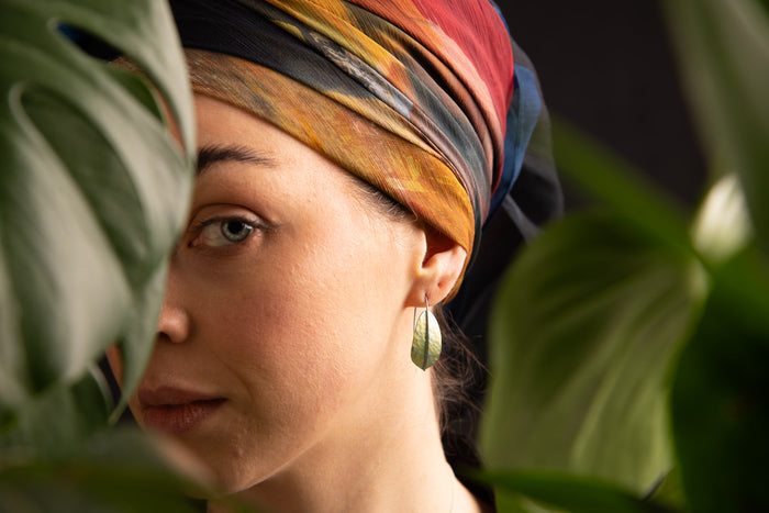 Shield Drop Earrings