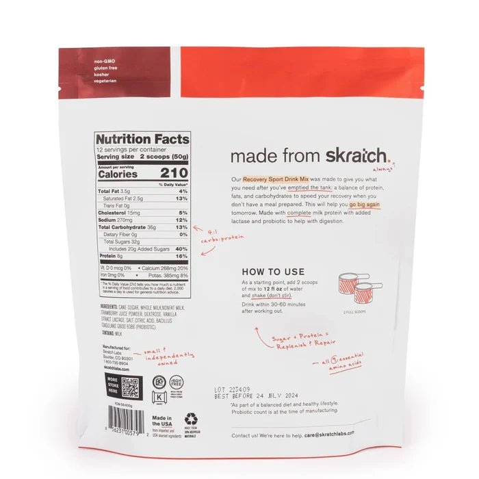 Skratch Recovery Drink Mix - Element Tri & Bicycle Works