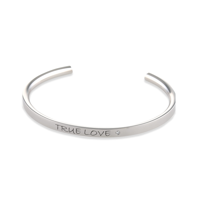 Slim Court-Flat Torc Bangle