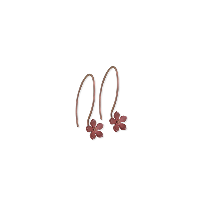 Small Five Petal Flower Hook Drops