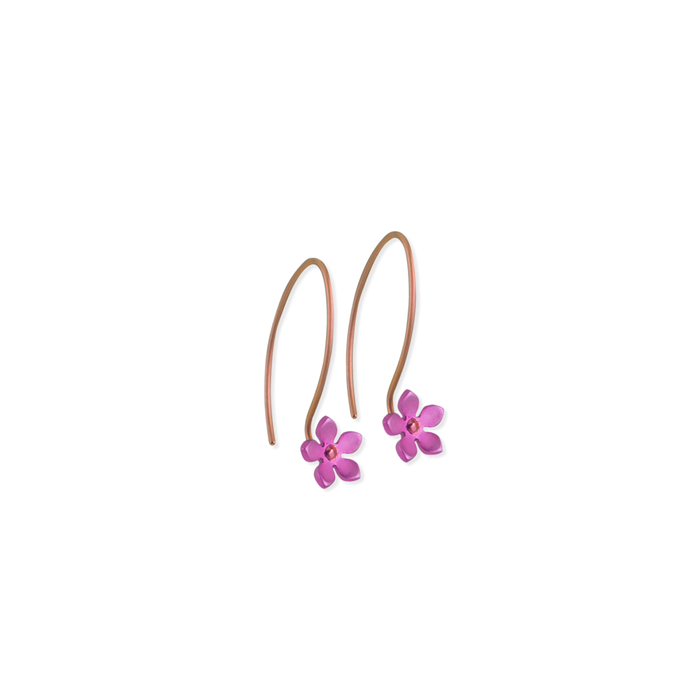 Small Five Petal Flower Hook Drops