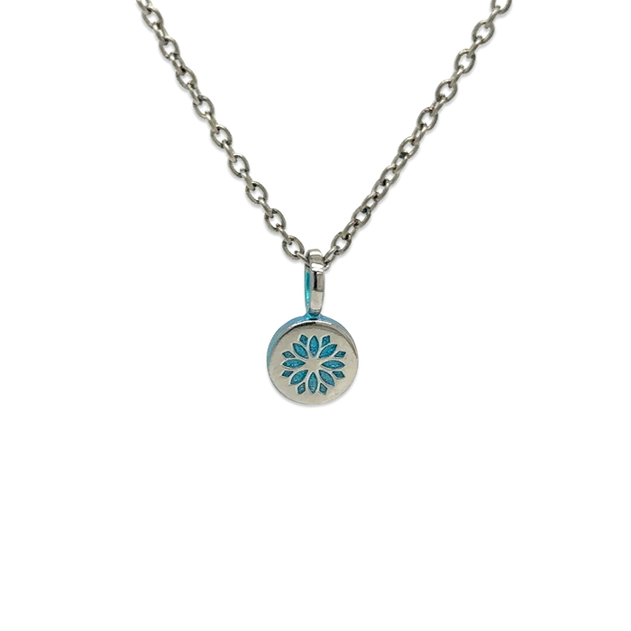 Small Floral Print Pendant