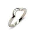 Solitaire Shaped Wedding Ring