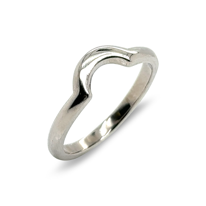 Solitaire Shaped Wedding Ring