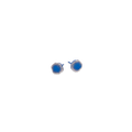Squashed 7mm Round Studs Earrings