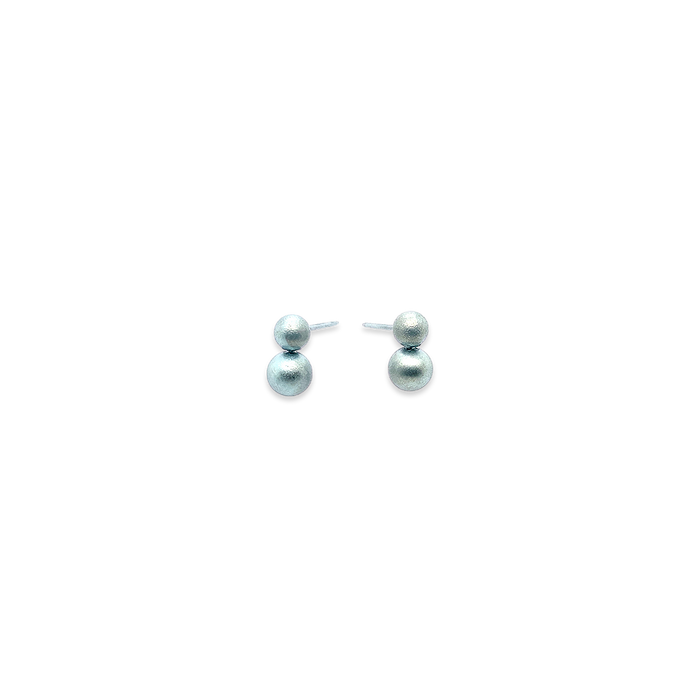 Stacked Bead Stud Earrings