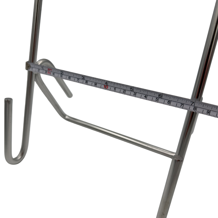 Stainless Steel Honey Bucket Support – Wide Pail Perch / Pouring Aid