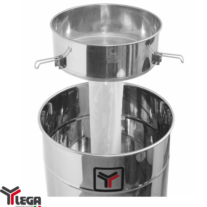 Stainless Steel Strainer with Nylon Bag - Suitable for 50-100 kg Settling Tank / Ripeners by Lega