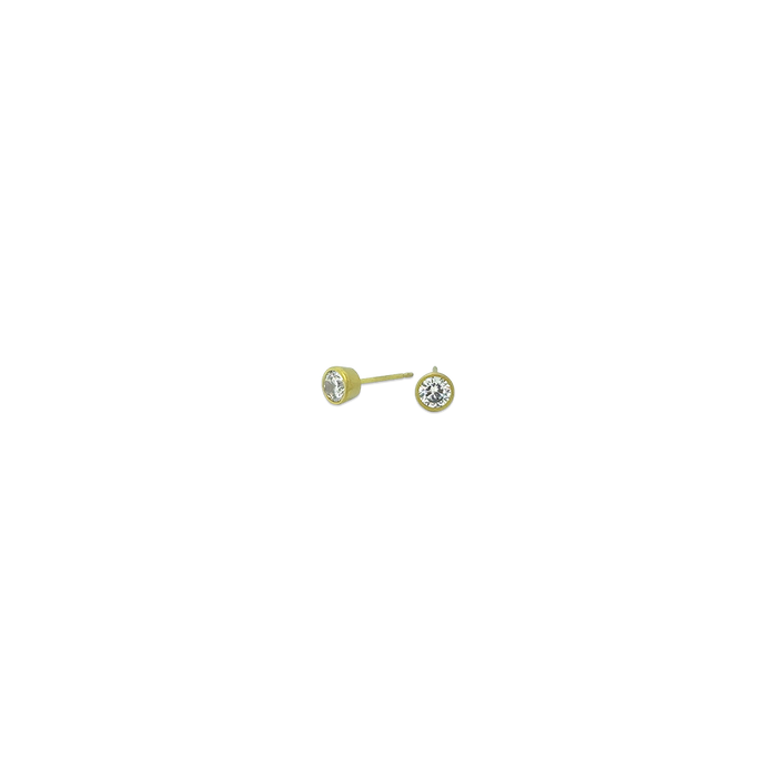 Stone Set Stud Earrings