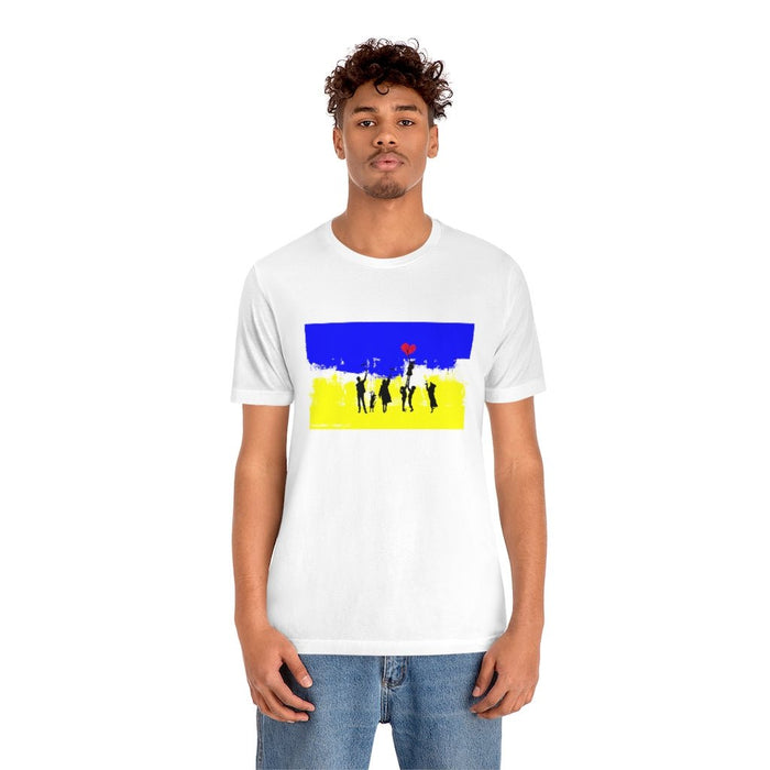 Support Ukraine Unisex Tee - Element Tri & Bicycle Works