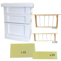 Swienty National Poly Hive Flat Pack Bundle – With Pre-Wired Frames & Foundation