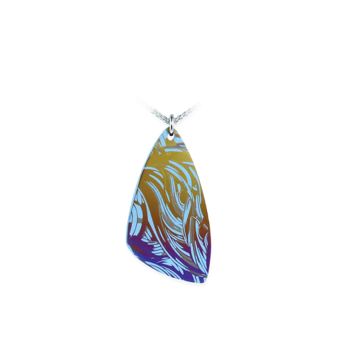 Swirl Plectrum Pendant