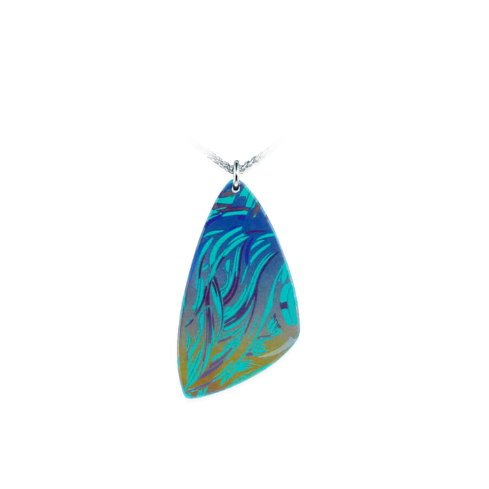 Swirl Plectrum Pendant