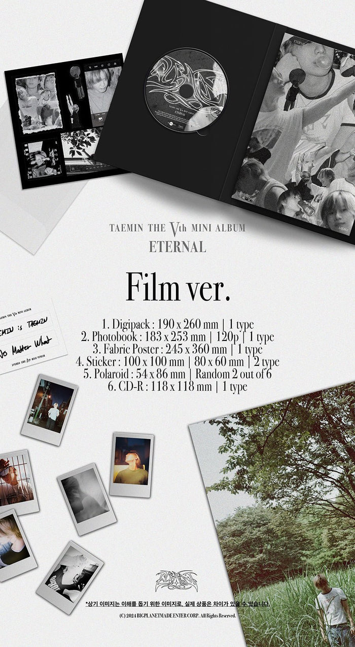 (Pre Order) Taemin: Eternal - Film Ver. - KPop Idol