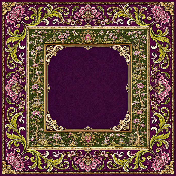 The Empress — Jewel Tone Baroque Mahjong Mat - PREORDER
