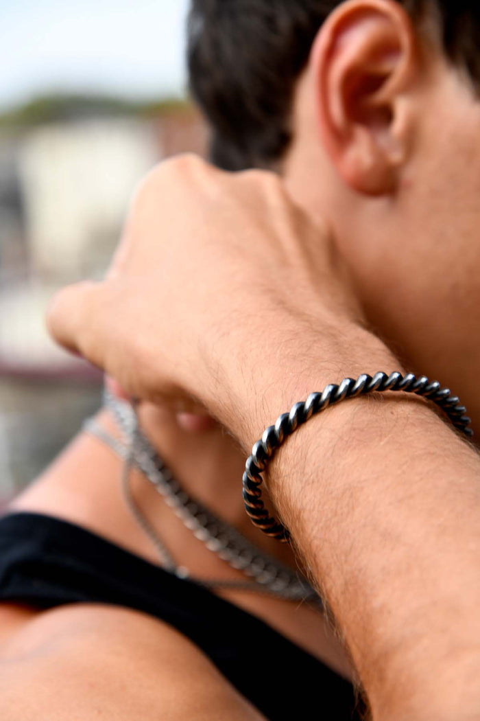 Thick Coil Bangle