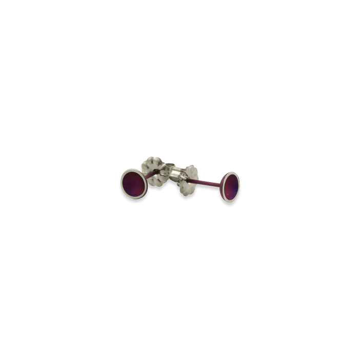 Tiny Dome Stud Earrings