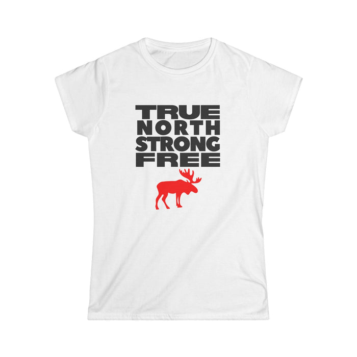 True North Strong Free Graphic Moose T-Shirt - Women's Tee - Element Tri & Bicycle Works