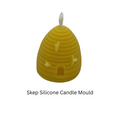 TS25 Silicone Candle Mould Skep and Bees