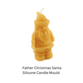 TS317 Silicone Candle Mould Father Christmas Santa