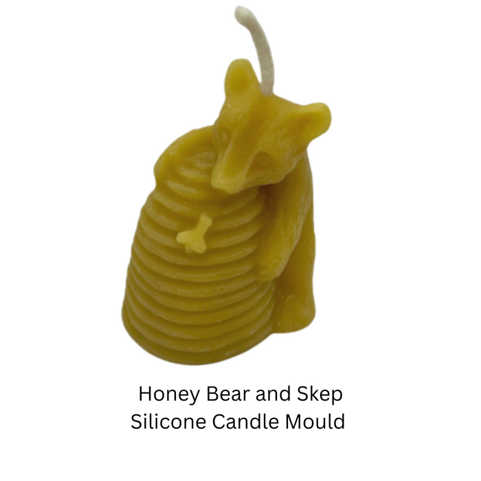 TS4 Silicone Candle Mould Honey Bear and Skep
