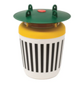 Wax Moth Funnel Trap – Trappit Black Stripe Monitoring Pot