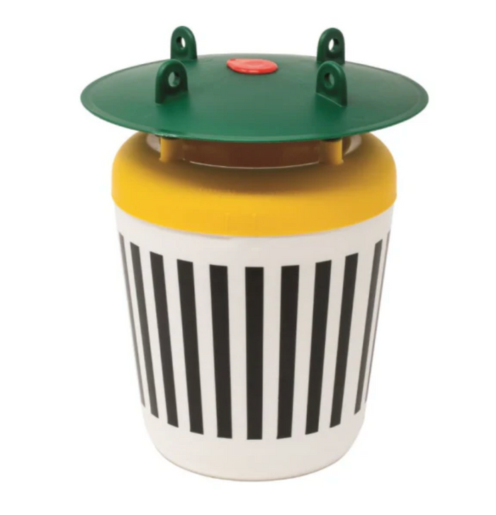 Wax Moth Funnel Trap – Trappit Black Stripe Monitoring Pot