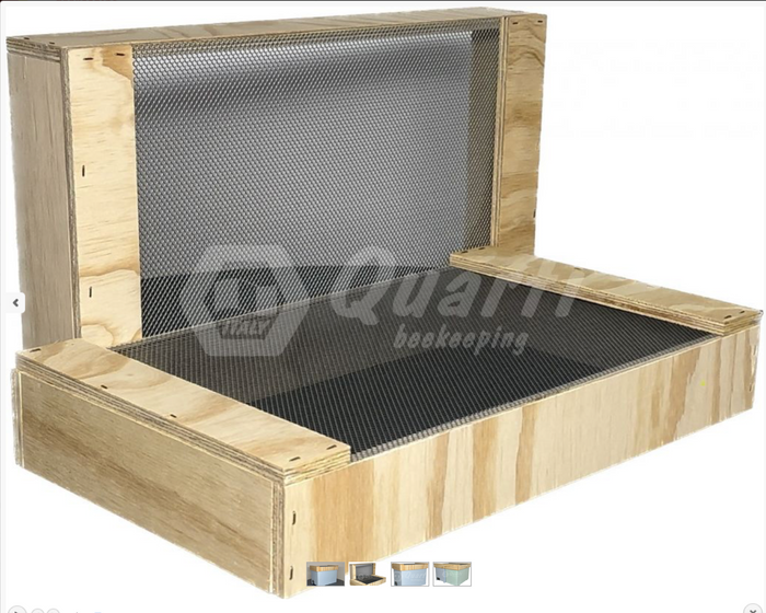 Wooden Lid With Mesh – 6-Frame Langstroth Transport Hive Accessory Travel Screen