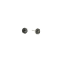Zebra Print Small Round Stud Earrings
